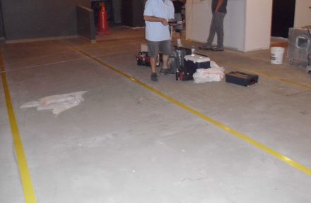 Hearing loop installation at Milwaukee Repertory Theater
