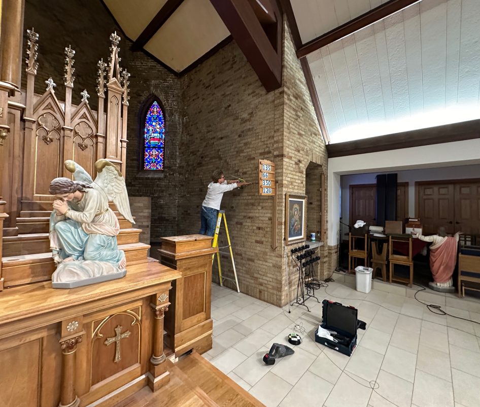 Hearing Loop Installation at the National Shrine of Our Lady of Champion – New Franken, WI